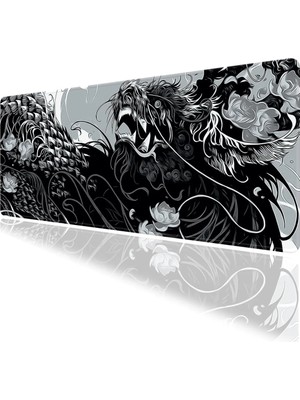 Hamiki Tribal Ejder Temalı Oyun Gaming Klavye Mouse Pad Masa Matı 70X30CM