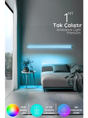 Luciole LED Işık Rgb Kumandalı Dimmer Light Tak Çalıştır Plus