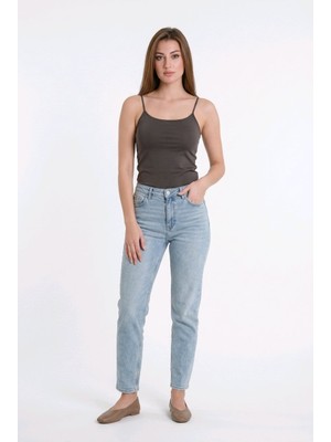 Hies Lastik Askılı Ultra Esnek Likralı Atlet&bluz