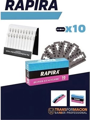 Calperia Rapira Platinum 10 Adet Tıraş Jileti Kantaşı Seti 715919