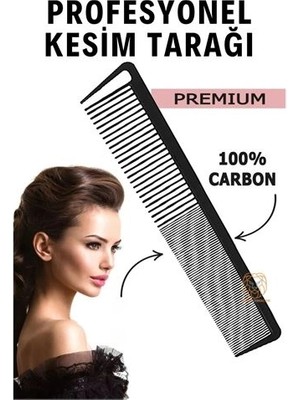 Calperia Berber Kuaför Saç Kesim Tarağı Karbon Nano Absolute Professional 720887