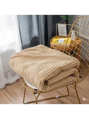 Mulberry Tek Kişilik Fitilli Yumuşak Dokulu Tv Battaniye 120X170 cm