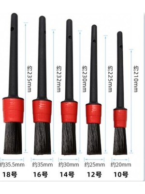 Najmaddin Araba Detaylı Temizlik Fırça Seti -Com