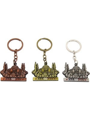Najmaddin Metal Ayasofya Anahtarlık -Com