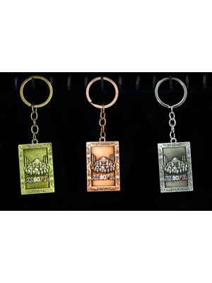 Najmaddin Metal Ayasofya Anahtarlık Dikdörtgen Tasarım -Com