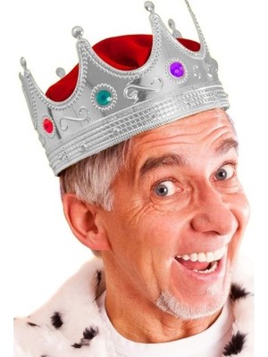 Najmaddin Gümüş Kral Tacı Yetişkin-Çocuk Uyumlu -Com