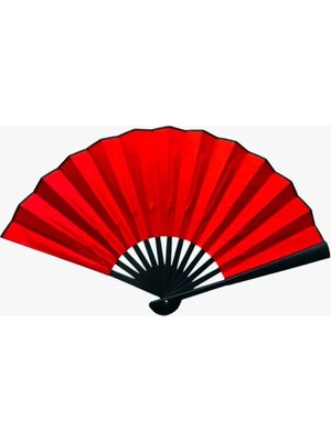 Najmaddin Plastik Kumaş Yelpaze 12'li Kırmızı -Com