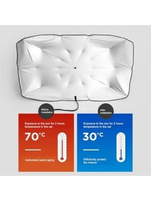 Najmaddin Araç Içi Ön Cam Şemsiye Güneşlik -Com