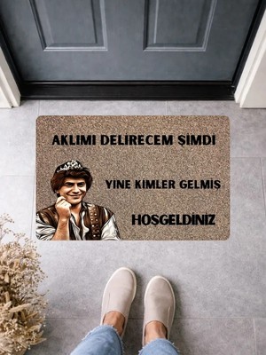 Bert Prens Konseptli Kapı Önü Paspası 70X45 Dijital Baskılı Kaydırmaz Pvc