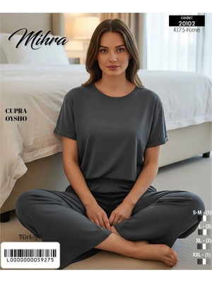 Amora Fancy Clothing Mihra 20102 Kadın Oysho Kısa Kol Pijama Takımı