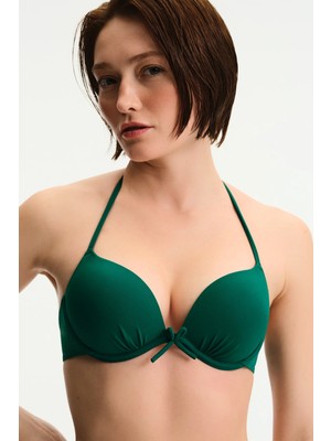Penti Yeşil Push Up Destekli Bikini Üstü