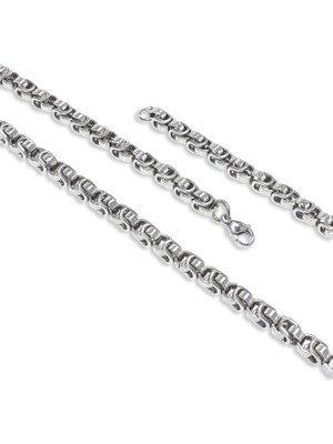 Kuşkaya Ticaret Erkek Çelik Kolye 5mm