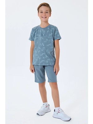 Amora Fancy Clothing Us Polo 2411-G Erkek Garson Bermuda Takım