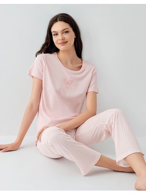 Amora Fancy Clothing Arnetta 3593-S Kısa Kol Pijama Takımı