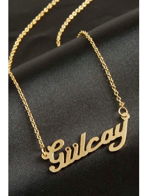 Pileli Store Gülcay Isimli Kolye (Kişiye Özel)