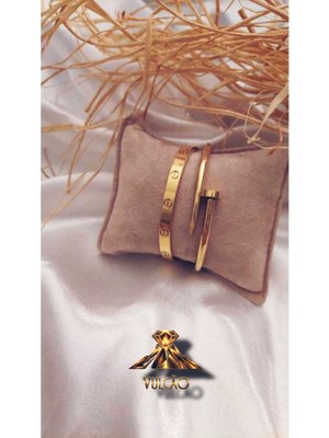 Çivi ve Cartier Bileklik Set