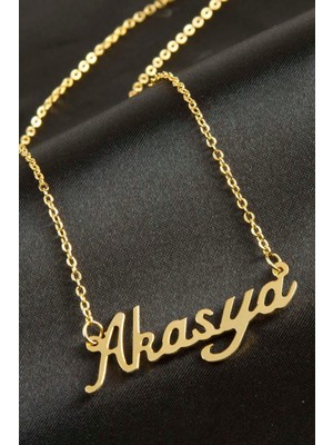 Pileli Store Akasya Isimli Kolye (Kişiye Özel)