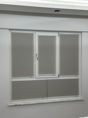 Varol Plise Katlanır Cam Balkon Perdesi - Ofis Perdesi - Mutfak Perdesi - Salon Perdesi