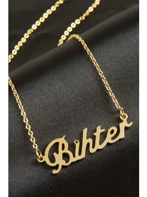 Pileli Store Bihter Isimli Kolye (Kişiye Özel)