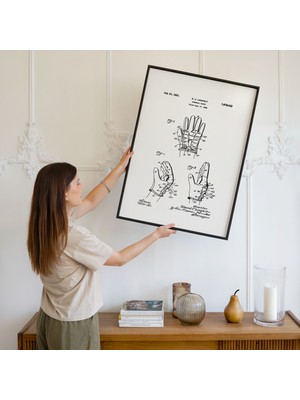 Pegziz Hentbol Eldiveni Poster Çerçeveli Tablo