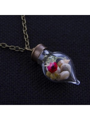 Pileli Store Fanus Canlı Kolye