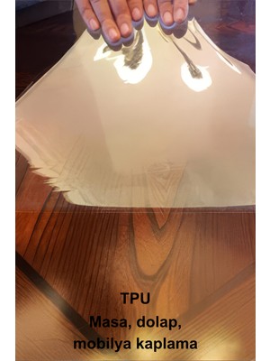 Rabadon Mobilya Dolap Masa Kaplama Folyosu Şeffaf Tpu Kendinden Yapışkanlı Koruma Kağıdı