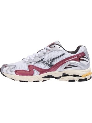Mizuno Wave Rıder 10 Unisex Günlük Giyim Ayakkabısı Beyaz / Bordo