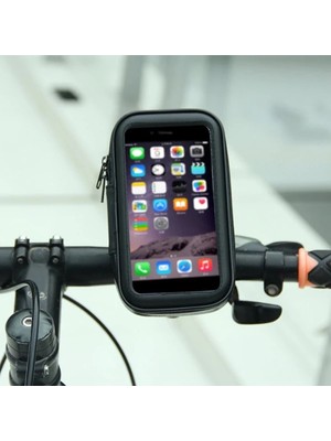 Najmaddin Ally Su Geçirmez Bisklet Tutucu Kılıf 360 Donerli (XL6.3INCH)-(5775) -Com