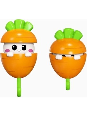 Nargo Havuç Tasarımlı Otomatik Açılan Yapışkanlı Askı