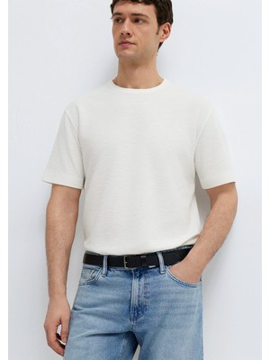 Mavi Ekru Basic Tişört 0613315-80194