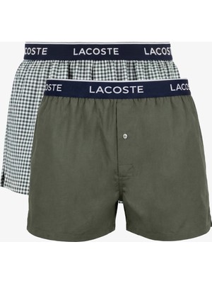Lacoste Erkek 2'li Renkli Boxer 7H0501T 01Y