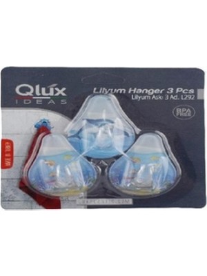 Nargo 3 Parça  Lilyum Pls.yapışkan Askı