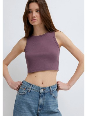 Mavi Mor Crop Atlet 1613810-70648