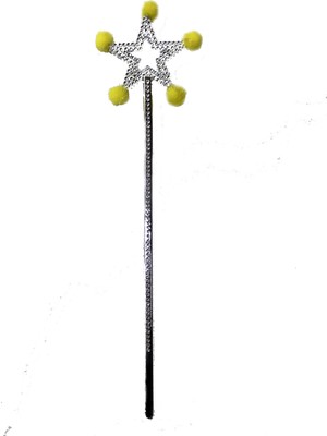 Ttt Yıldız Peri Asası Sihirli Değnek Sarı Ponponlu