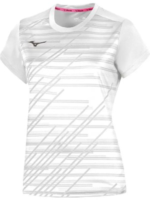 Mizuno Chiba Tee Kadın Tişört Beyaz