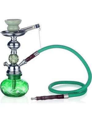 Najmaddin Küçük Boy Nargile Takımı - Yeşil -Com