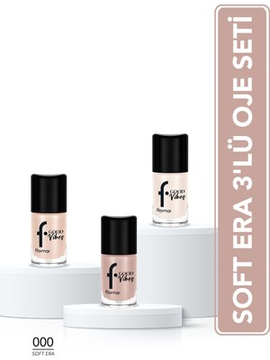 Flormar Soft Era 3'lü Oje Seti