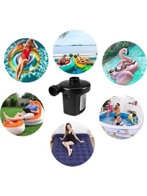 Najmaddin Elektrikli Hava Pompası Şişme Yatak - Lastik - Vakumlu Poşet Hava Kompresörü -Com