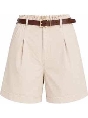 Trender 5448 Kemerli Taş Kadın Şort 26YTG5000019