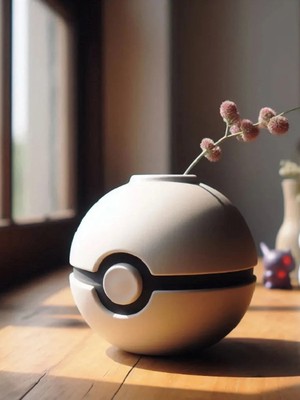 SLM Pokeball'dan Esinlenilmiş Vazo