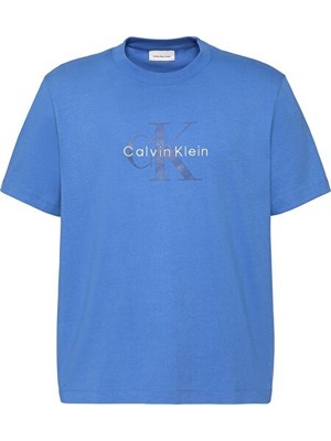 Calvin Klein Erkek Ss Hero Monologo 20's Grafik Detaylı T-Shirt