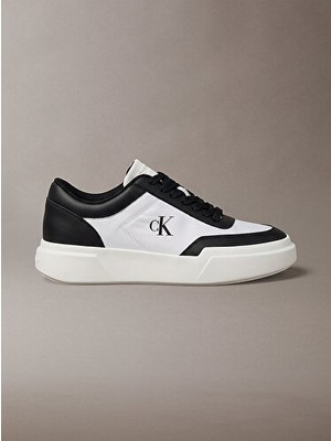 Calvin Klein Erkek Chunky Cupsole Laceup Mix Deri Sneaker
