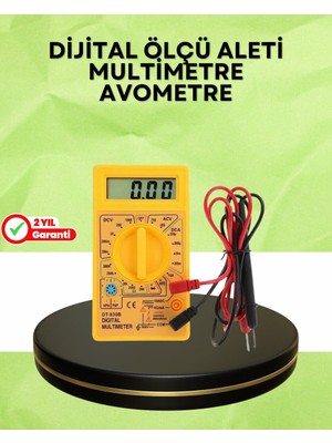 Najmaddin Profesyonel Dijital Multimetre Volt Amper Direnç Ölçümü -Com