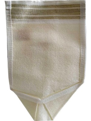 Colezium Ipek Sırt ve Vücut Tellak Kese Beyaz 16X27