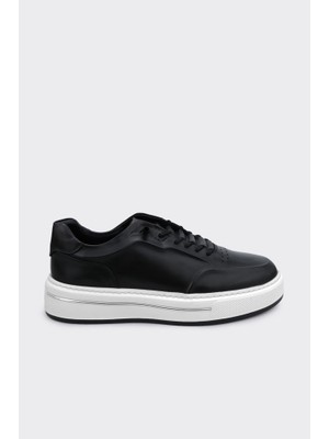 Derinet Hakiki Deri Bağcıklı Erkek Sneaker