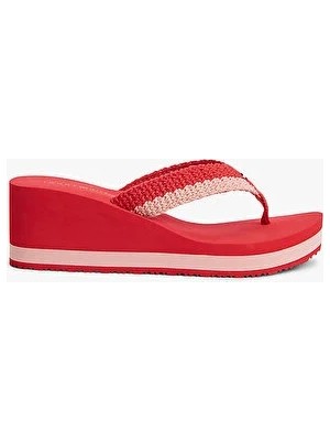 Tommy Hilfiger Th Kadın Scandi Wedge Summer Sandalet