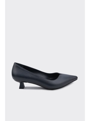 Derinet Hakiki Deri Kadın Topuklu Ayakkabı