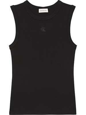 Calvin Klein Kadın Refined Pamuklu Rib Dokuma Tank Top