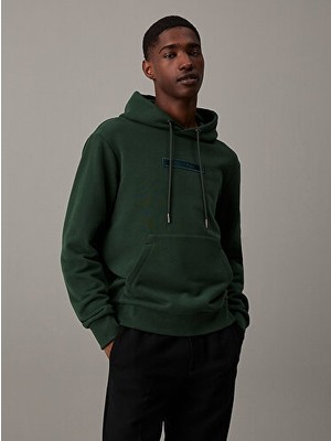 Calvin Klein Erkek Embroidered Logo Sweatshirt