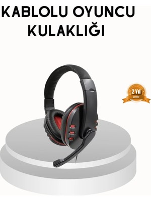 Prativas Profesyonel Kulaklık – Mikrofonlu, Yumuşak Pedli, Stereo Ses Kalitesi, Tere Dayanıklı
